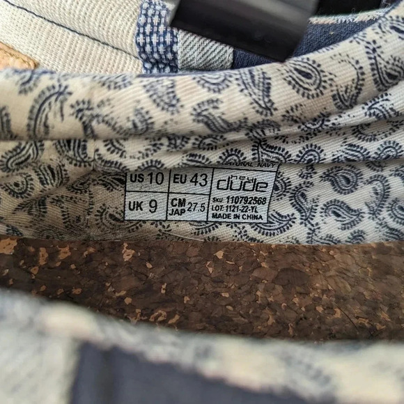 Hey Dude Wally Linen Casual Shoes 10 - Picture 8 of 10